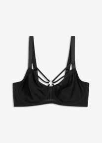 Soutien-gorge minimiseur avec détail bijou - noir - taille 115C - bonprix