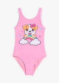 Badedrakt, rosa, størrelse 116/122, bonprix