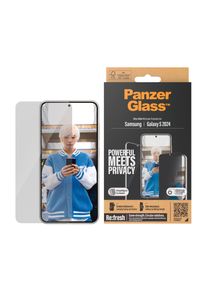 PanzerGlass Displayschutzglas »Ultra Wide Fit Privacy Screen Protector«, für Samsung Galaxy S24, Displayschutzfolie, stossfest, kratzbeständig