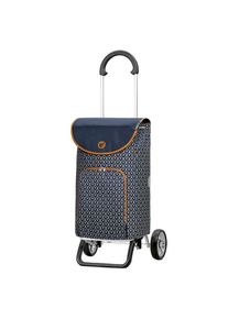 Andersen Shopper Dames Shopper 'Scala Plus Famke' navy / cognac / zwart / zilver / wit One Size