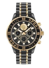 Plein Sport Montre à affichage analogique Homme noir taille One Size