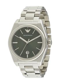 Emporio Armani Heren Analoog horloge olijfgroen / zilver One Size