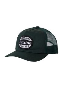Brixton Dames Pet 'KEATON' donkergroen / zwart / wit 55-60
