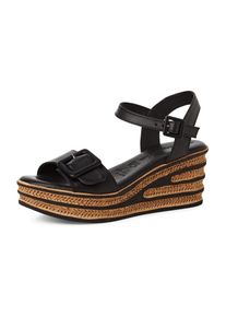 Tamaris Sandale Damen schwarz Größe 36 Unifarben