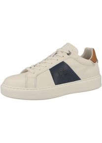 La Martina Sneaker low 'LFM251' Herren dunkelblau / karamell / wollweiß Größe 41.5