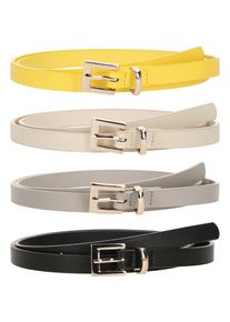 STUDIO SELECT Ceinture Femme beige, jaune, gris, noir taille 80