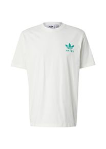 adidas originals Heren Shirt 'JAPAN PKG GFX' turquoise / wit M