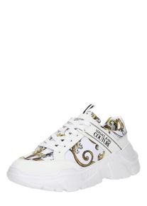 Versace Jeans Couture Heren Sneakers laag 'FONDO SPEEDTRACK' goudgeel / safraan / zwart / wit 40