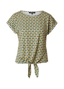 King Louie Dames Shirt 'Aria' donkerblauw / lichtgroen / oranje / wit S