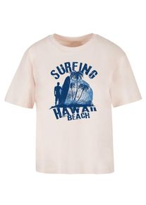 F4NT4STIC Dames Shirt 'Hawaii Surf Beach Summer' navy / rosé L
