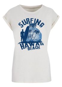 F4NT4STIC Dames Shirt 'Hawaii Surf Beach Summer' sand / navy XXXL