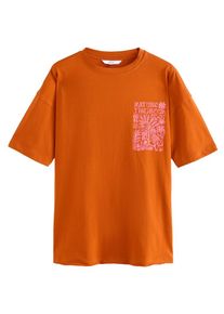 next Dames Shirt cognac / rosa M