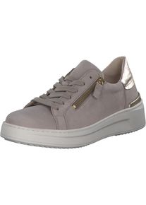 Gabor Sneaker Damen dunkelbeige / gold Größe 36