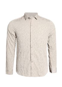Campus Sutra Chemise ' Toni ' Homme beige taille L