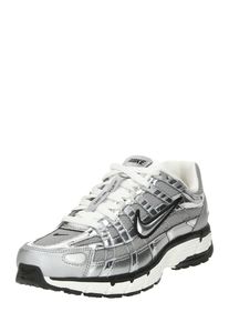 Nike Sportswear Heren Sneakers laag 'P-6000' zwart / zilver / offwhite 38.5