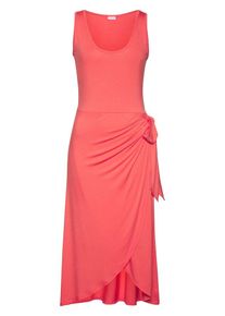 Lascana Strandkleid Damen orange Größe 42 Unifarben