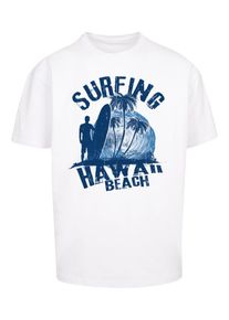 F4NT4STIC Heren Shirt 'Hawaii Surf Beach Summer' blauw / navy / wit L