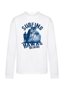 F4NT4STIC Shirt 'Hawaii Surf Beach Summer' blauw / wit 122-128