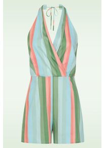Banned Retro Imogen Lollipop Stripes Playsuit in Multi