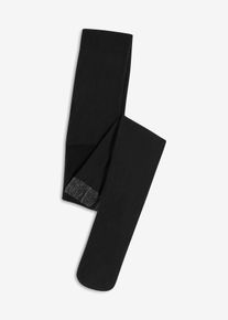 Collant effetto parigina 70 den con bordo glitterato e poliammide riciclata - Nero - Taglia 46/48 (M) - bonprix
