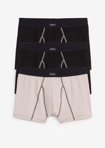 Boxer aderenti (pacco da 3 paia) - Nero - Taglia 9 (3XL) - bonprix