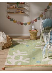 Lytte Pestävä lasten matto Marine Monivärinen/vihreä 80x120 cm Multicolor/Grün Lasten motiivit