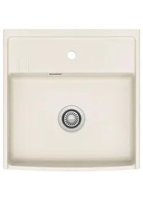 Systemceram Spüle , Beige , Keramik , 59.5x20.0x61.8 cm , Küchen, Küchenausstattung, Küchenspülen