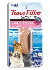 INABA Cat Grilled Tuna Fillet v krabom vývare 15 g