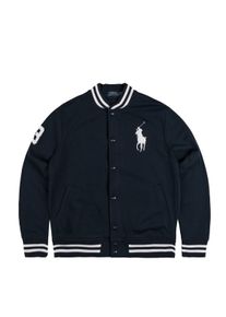 Polo Ralph Lauren Big Pony Fleece Baseball Jacket, Cruise Navy