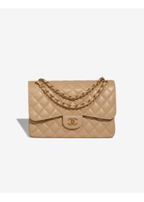 Chanel Timeless Jumbo Caviar Beige