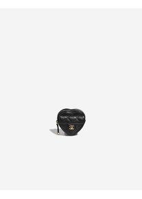 Chanel Timeless Heart Micro Lamb Black