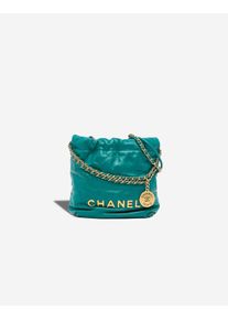 Chanel 22 Mini Calf Turquoise
