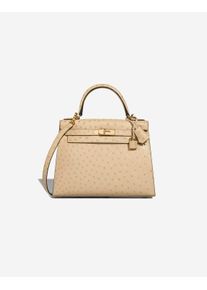 Hermès Hermès Kelly 28 Ostrich Parchemin