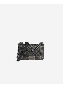 Chanel Boy Small Lamb / Studs Black