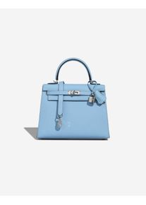 Hermès Hermès Kelly 25 Epsom Céleste