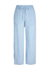 Jack & Jones JJXX Dames Broek 'JXWindy Seersucker' lichtblauw / wit 34