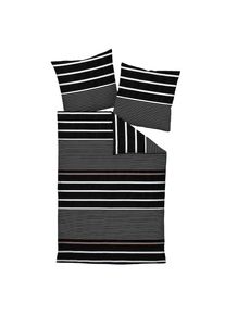 Janine Poszewka na pościel dla mężczyzn brązowy / czarny / biały Rozmiar 135x200cm