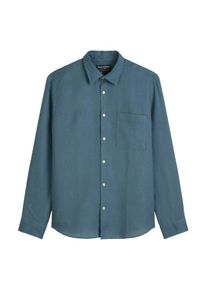 Marc O'Polo Marc O'Polo Heren Overhemd cyaan blauw XS