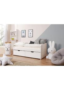 Ticaa Daybett »Micki mini« mit 2 Schubkästen in weiß, Größe Liegefläche B/L: 80 cm x 160 cm Höhe: 70 cm