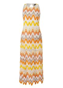 ana alcazar Dames Gebreide jurk 'Zitara' beige / curry / oranje / wit XS