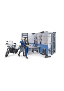 Bruder 62732 BWorld Rendőrállomás motorral, 1:16