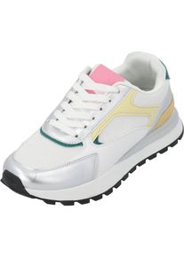 Palado Trampki niskie 'Delhera' dla kobiet jasnoż&oacute;łty / r&oacute;żowy pudrowy / srebrny / biały Rozmiar 37