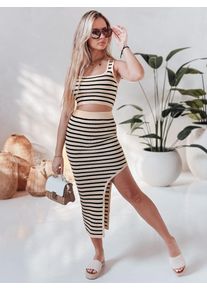 Dstreet Bézs színű nyári ruha SUMMERSA