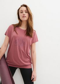 Sportshirt loose fit - paars - maat 56/58 (3XL) - viscose - bonprix