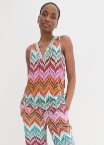Top met pailletten - meerkleurig - maat 56/58 (3XL) - met katoen - bonprix