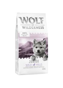 12kg Junior Wild Hills Wolf of Wilderness Valpfoder