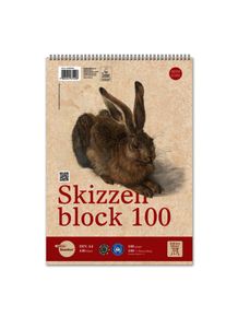 HOHENSTAUFEN Skizzenblock Edition Dürer DIN A4 100g/m², 100 Blatt,