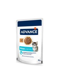 Advance Kitten poulet pour chaton.- 12 x 85 g