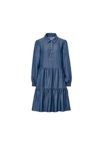 Tchibo - Jeanskleid mit Puffärmeln - Damen - Gr. M - dunkelblau