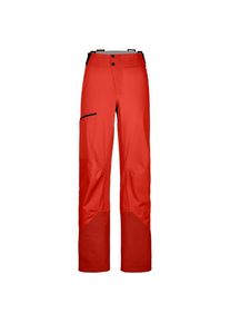 Ortovox Womens 3L Ortler Pants Alpine broek Dames (XS - Regular |rood |waterdicht)